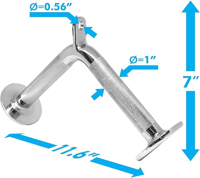 A2ZCARE LAT Pull Down Cable Machine Attachment - Cable Machine Accessories for Home Gym with Multi Option