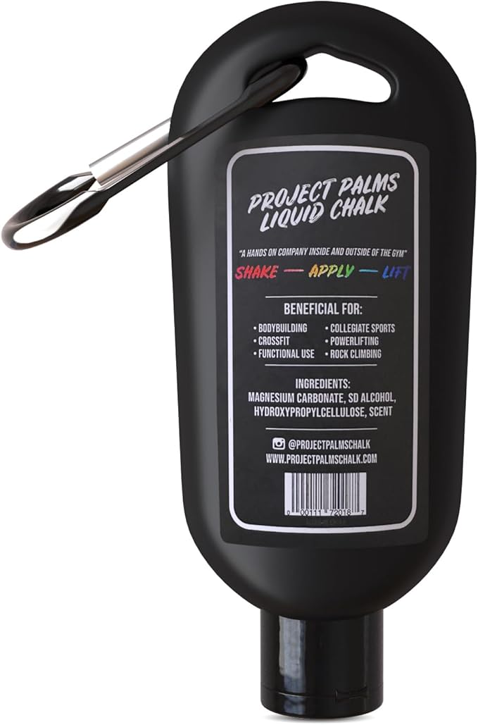 Liquid Chalk 50ML with Fruity Cereal Scent, Mess-Free Gym Chalk for Weightlifting, Rock Climbing, Gymnastics, Crossfit & More - Fast-Drying, Superior Grip for Reduced Slippage