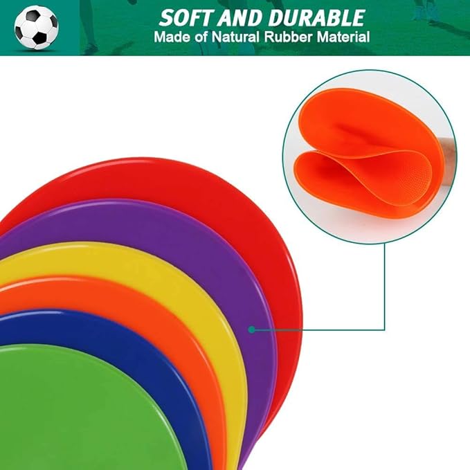 60 Pcs Poly Vinyl Spot Markers 9 Inch