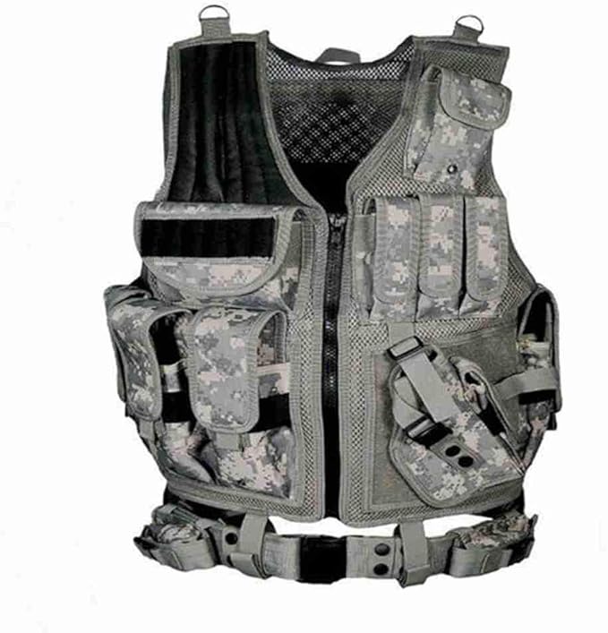 600D Tactical Airsoft Protective Vest for CS, Paintball Shooting
