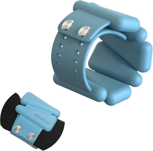 Adjustable Women Wrist Weights - Silicone Bracelet Button 1 LB 2 Per