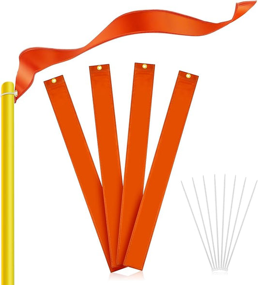 Mepase Set of 4 Football Goalpost Wind Directional 8 Fixed 4 x 42 Inch