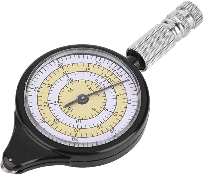 Map Measuring Gauge Meter Scale Mileage Odometer