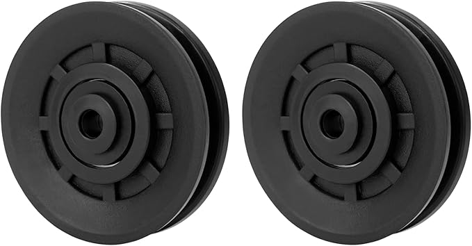Luwint 3.5" Bearing Pulley Wheel, Fitness Pulleys Replacement for Home Gym Parts
