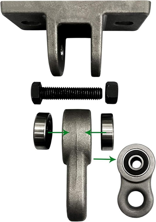 Heavy Duty Metal Color Swing Hangers Screws Bolts 5000 lb 2 Pack