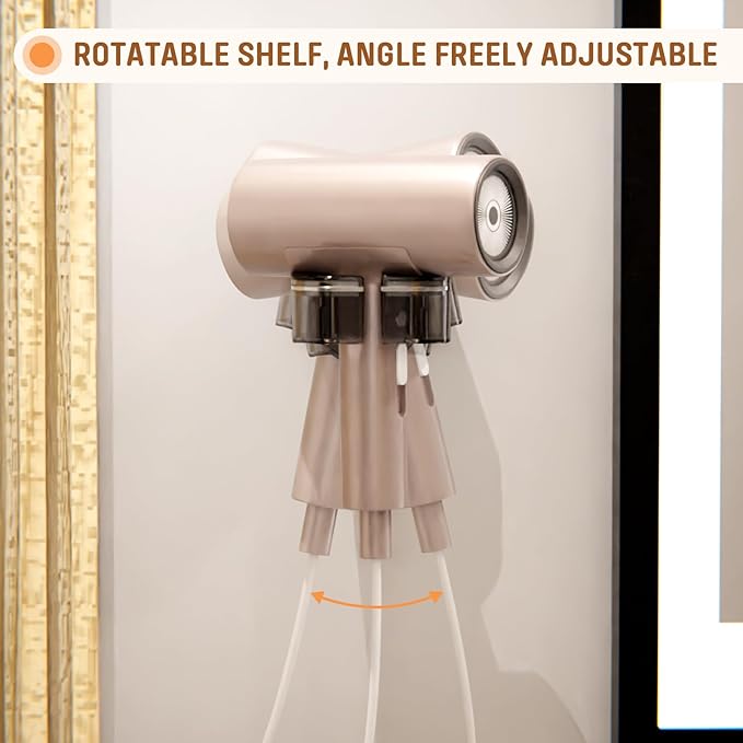 Acrylic Hair Dryer Holder Wall Mounted 1 Pack