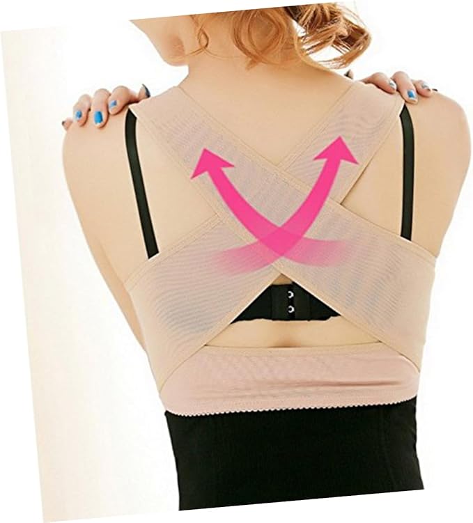 Healifty 2pcs Tank Tops Back Brace Womens Bras Push up Ladies Top Jacket Protective Gear Bracket Chest Support
