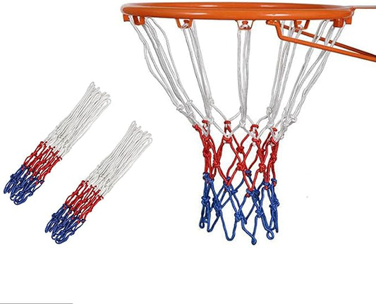 2Pcs Heavy Duty Basketball Net Replacement Fits Standard 12 Loop