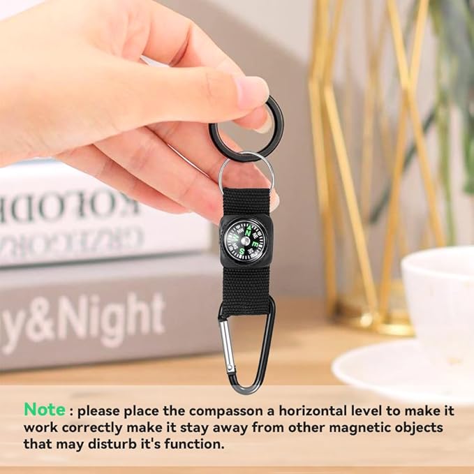 30 Pcs Belt Clip Compass Black Prize Belt
