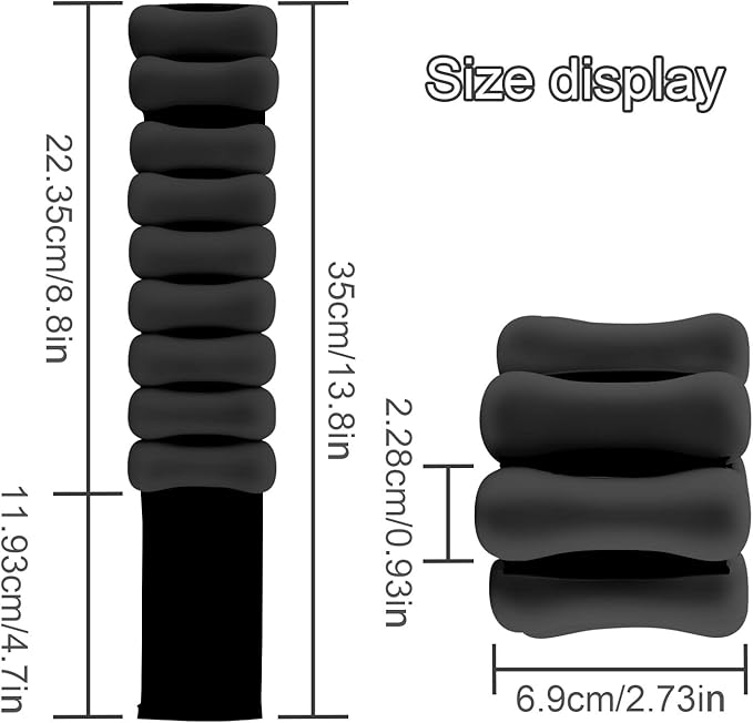 Adjustable Ankle Weights for Women Men Kids 1 Pair 2 lb