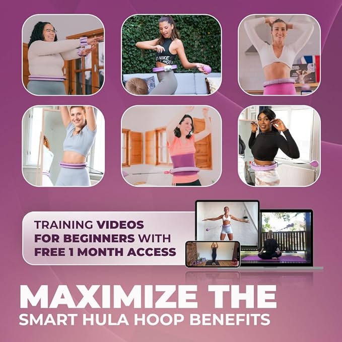 Swiss Activa+ Infinity Hoop Smart Weighted Hula Hoop