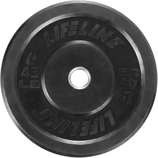 Lifeline Rubber Bumper Plate - Multiple Weight Options