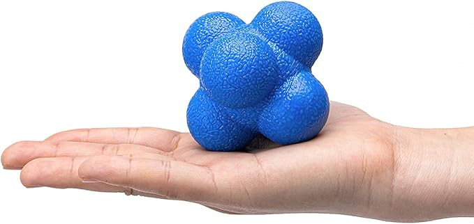 Hexagonal Reaction Ball High Density Rubber Foam Bounce (2 Pack