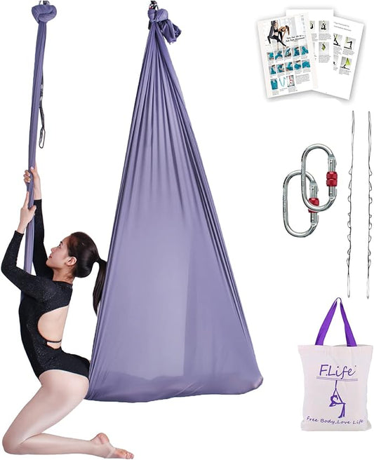 Aerial Silk Yoga Hammock & Swing for yoga Inversion