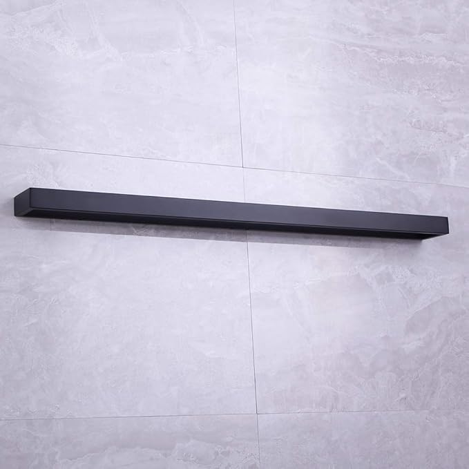 30-Inch Matte Black Single Towel Bar Rack 304 Stainless