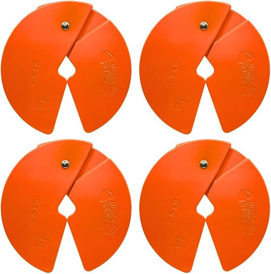 Micro Gainz Dumbbell Fractional 2.5 lb Weight Plate, Ideal for Micro Loading, (Choose Color) 4 Piece Fractional Weight Plates, Designed for Dumbbell Training, Made In USA