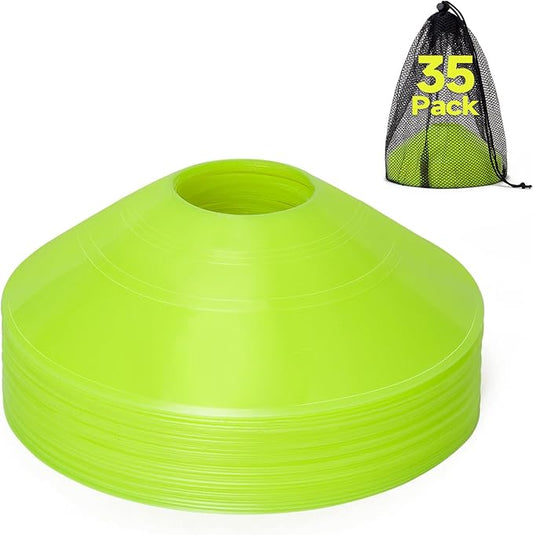 35 PCS Agility Soccer Cones for Training