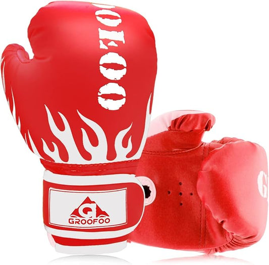 Kids Boxing Gloves 4oz 6oz 8oz Punching Gloves for Kids Youth Traning Gloves for Punching Bag Kickboxing Sparring Muay Thai MMA Fight Gloves
