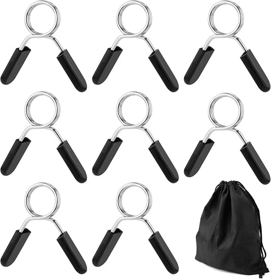 8pcs 1 Inch Barbell Clamps
