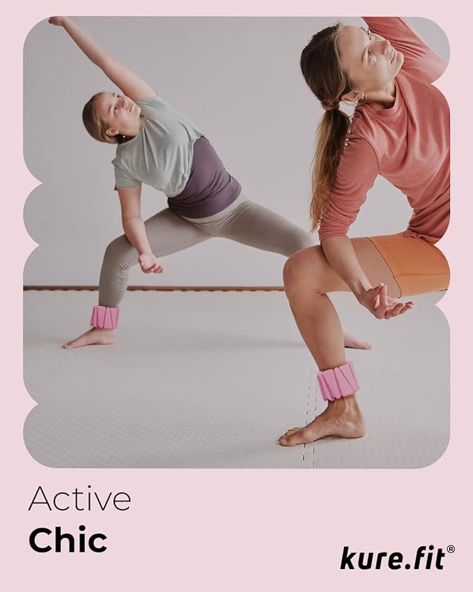 Adjustable Wrist & Ankle Weights Set - 1lb Pairs