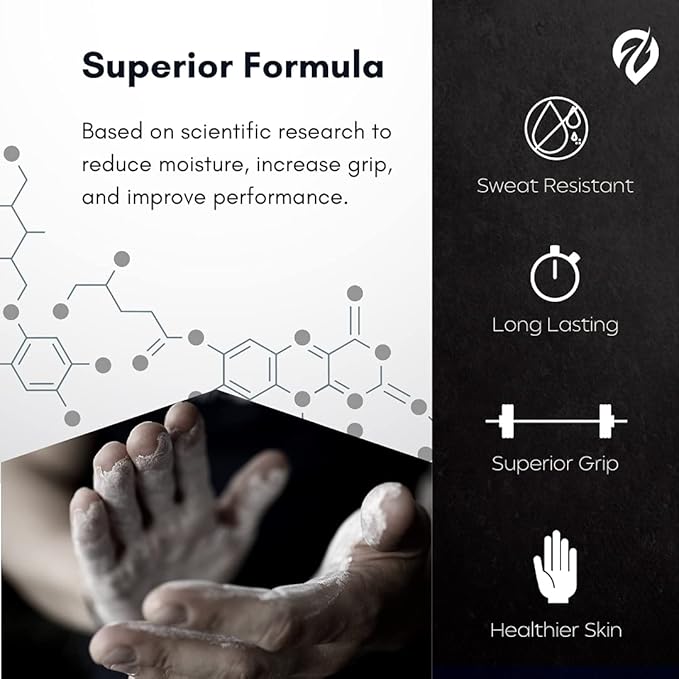 Liquid Chalk, Mess-Free Gym Chalk for Weightlifting, Gymnastics,