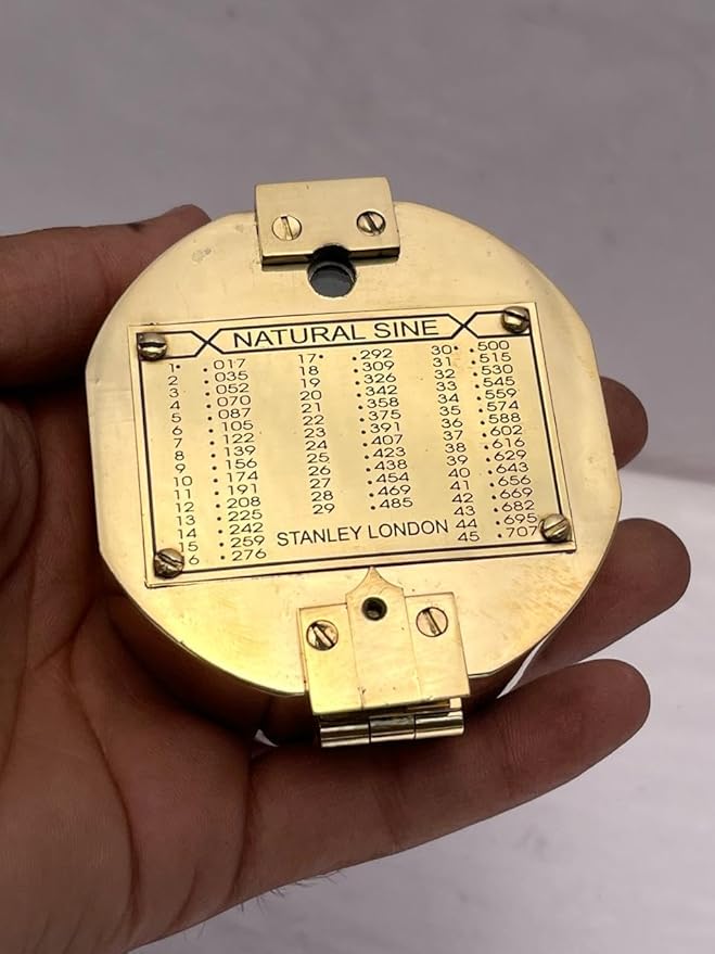 3" Brass Nautical Pocket Compass for Hiking
