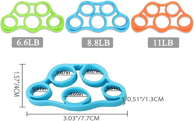 3pcs Finger Stretcher Exerciser