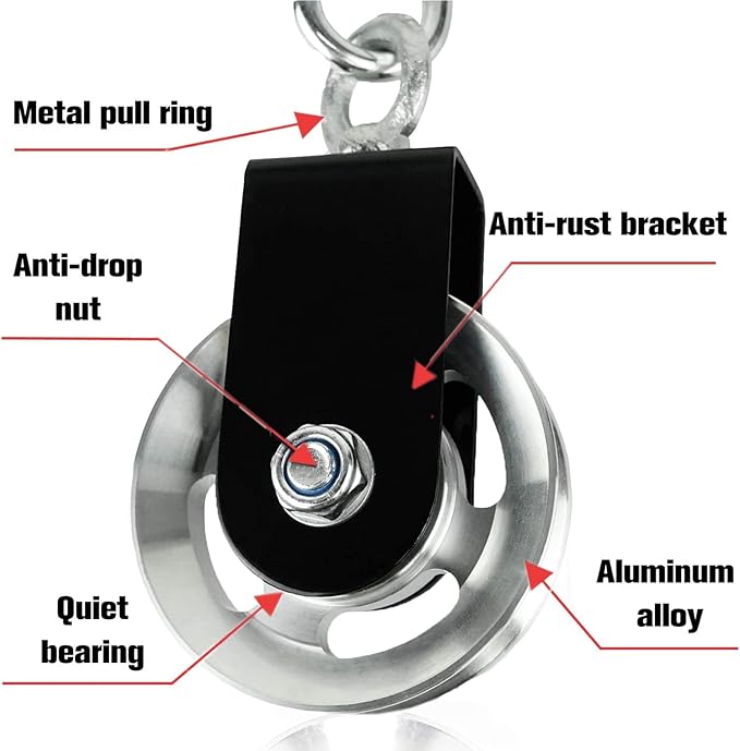 Luwint Ceiling Mount Fitness Pulley System - Heavy