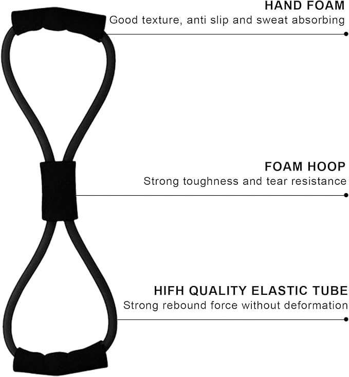 5Pcs Pilates Set for Women Men - Pilates 8-Shaped Resistance