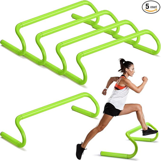 5 Pcs Speed Agility Training Hurdles Detachable Durable