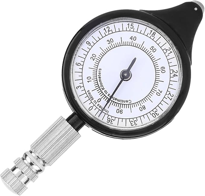 Map Measuring Gauge Meter Scale Mileage Odometer Map