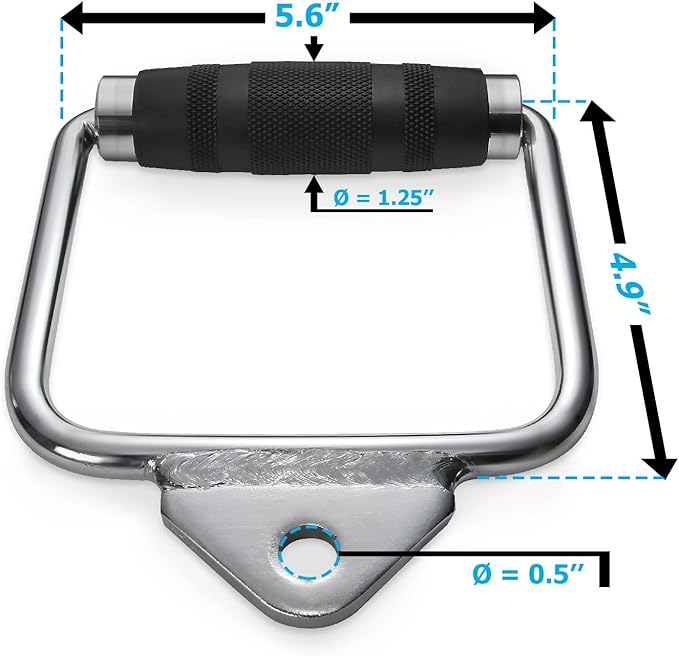 A2ZCARE LAT Pull Down Cable Machine Attachment - Cable Machine Accessories for Home Gym with Multi Option