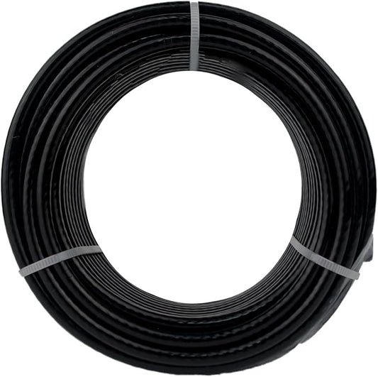 32.8Ft/98.4Ft Fitness Pulley Cable,1/4"(6mm) Gym Steel Cable for DIY Home Gym, Gym Cable Replacement for Pulley Cable Machine, DIY Home Gym,TPU Coated