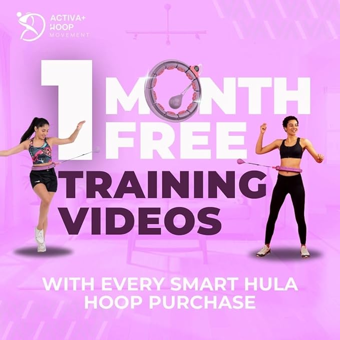 Swiss Activa+ Infinity Hoop Smart Weighted Hula Hoop