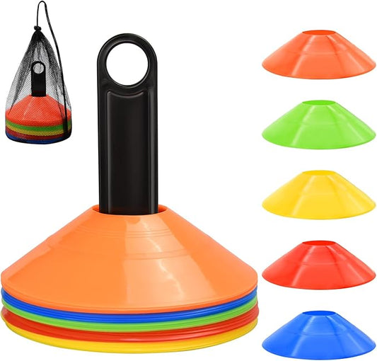 25/50/100/200 Pack Disc Cones 5 Color