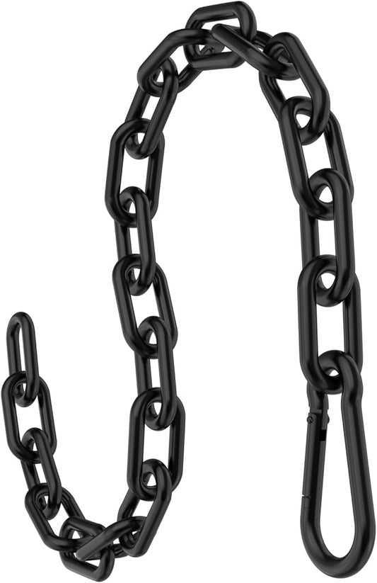 23.6" Gym Fitness Cable Extension Chain, 304 Stainless Steel Cable Machine Extension Accessory, Workout Chain for Home Gym Replacement, Weight Lifting, Triceps Exercise