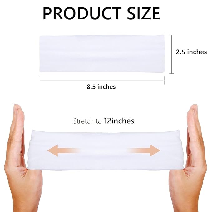 Headbands for Women 16 Pack Elastic Hair Bands for Women' Hair Non Slip Soft Cloth Fabric Head Bands Hair Accessories, Fashion Womens Headband