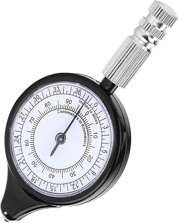 Map Measuring Gauge Meter Scale Mileage Odometer Map