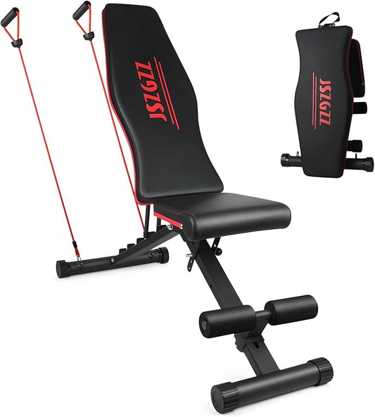 Adjustable Weight Bench Foldable 660 Lb 3 Sec