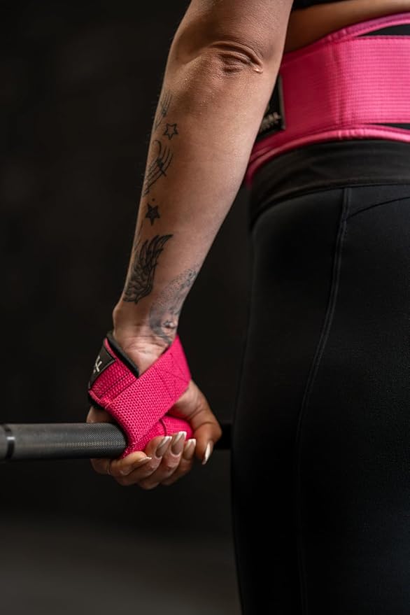 Lifting Straps (1 Pair) - Wrist Straps for Weightlifting - Lifting Straps Gym for Deadlift - Weight Lifting Straps for Weight Training - Gym Straps for Workout, Powerlifting, Strength Training and Bodybuilding - For Men and Women
