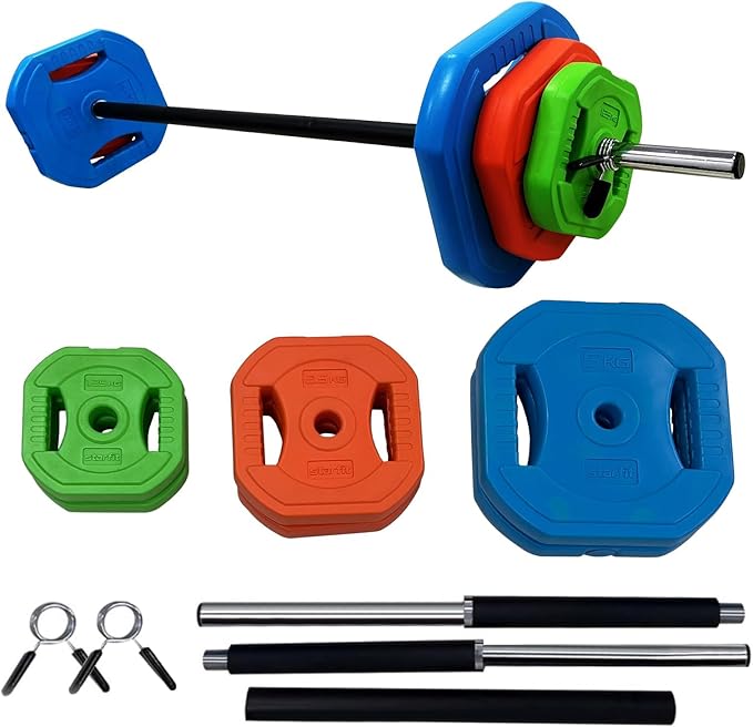 Adjustable Barbell Weight Set, Adjustable Free Weights for Home and Gym Workout