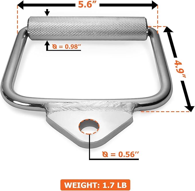 A2ZCARE LAT Pull Down Cable Machine Attachment - Cable Machine Accessories for Home Gym with Multi Option