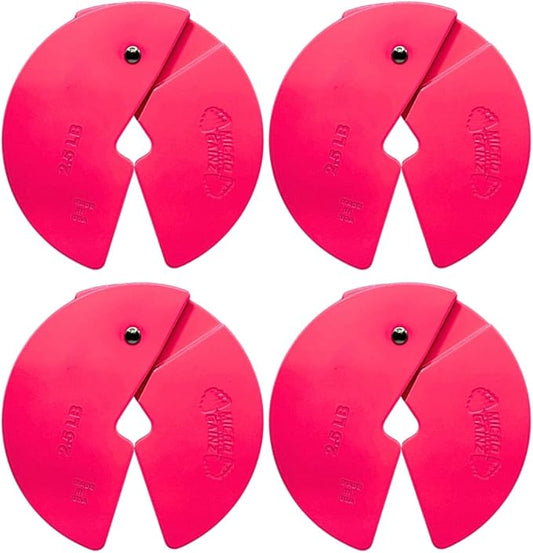 Micro Gainz Dumbbell Fractional 2.5 lb Weight Plate, Ideal for Micro Loading, (Choose Color) 4 Piece Fractional Weight Plates, Designed for Dumbbell Training, Made In USA