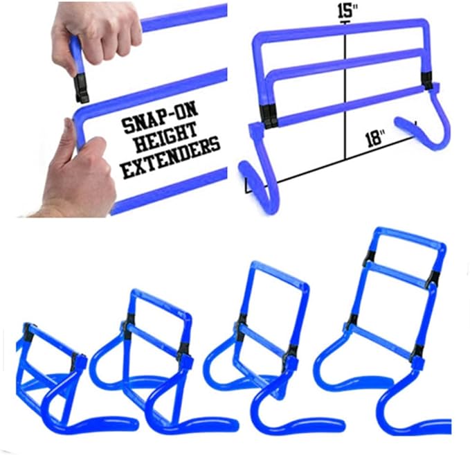 Adjustable Speed Training Hurdles Fitness & Speed Training