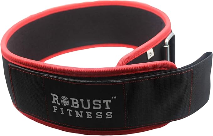4" Straight Weightlifting Belt for Abdominal & Back Support