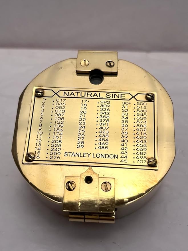 3" Brass Nautical Pocket Compass for Hiking