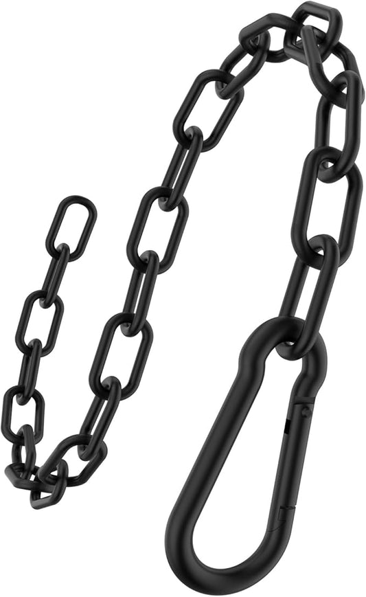 23.6" Gym Fitness Cable Extension Chain, 304 Stainless Steel Cable Machine Extension Accessory, Workout Chain for Home Gym Replacement, Weight Lifting, Triceps Exercise