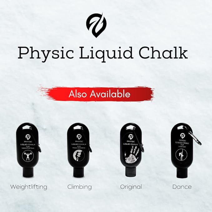Liquid Chalk, Mess-Free Gym Chalk for Weightlifting, Gymnastics,