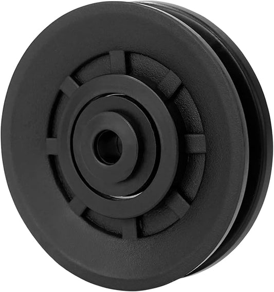 Luwint 3.5" Bearing Pulley Wheel, Fitness Pulleys Replacement for Home Gym Parts