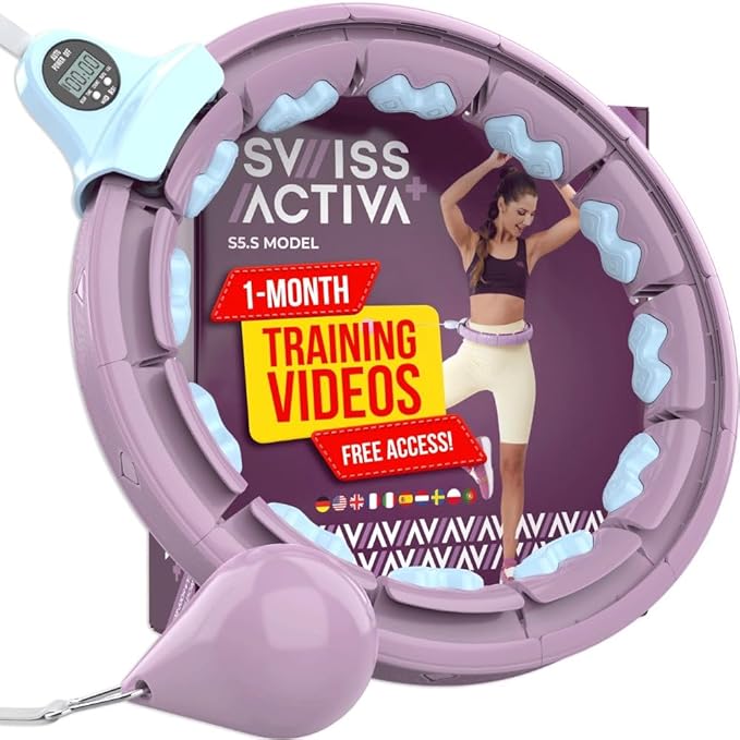 Swiss Activa+ Infinity Hoop Smart Weighted Hula Hoop